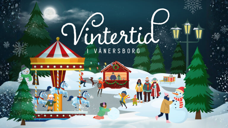 Vintertid i Vänersborg är tillbaka – nu med luciaparad och ännu mer vintermys.
