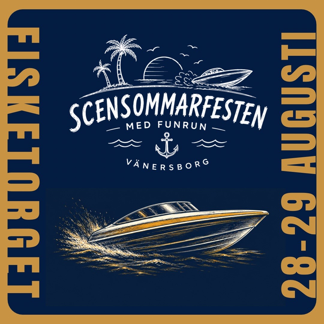 Scensommarfesten på Fisketorget i Vänersborg