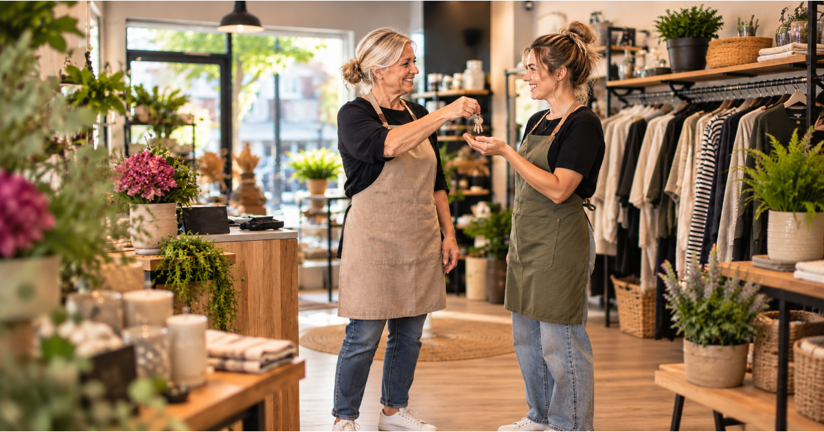 Generationsskifte och framtidens handel – arrangemangets bild